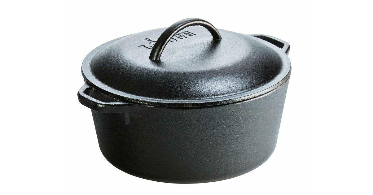 Cocotte en Fonte Naturelle diamètre 26 cm 4.7L Lodge